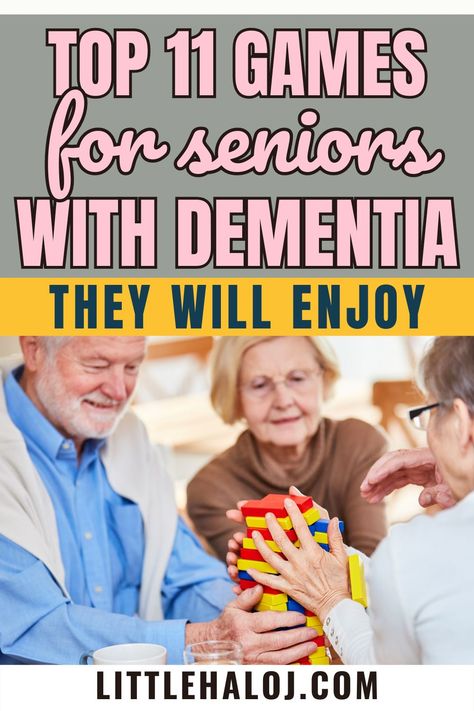 Keep your loved one with dementia mentally stimulated and engaged with these enjoyable games! From group activities to individual games, there's something here for every senior. These games are designed to provide cognitive benefits while also promoting social interaction and overall well-being. Games For Seniors Assisted Living, Cognitive Activities For Elderly, Montessori Activities Seniors, Activities For People With Alzheimers, Alzheimer’s Activities, Group Activities For Elderly, Activities For Seniors With Alzheimers., Games To Play With Senior Citizens, Cognitive Activities For Seniors