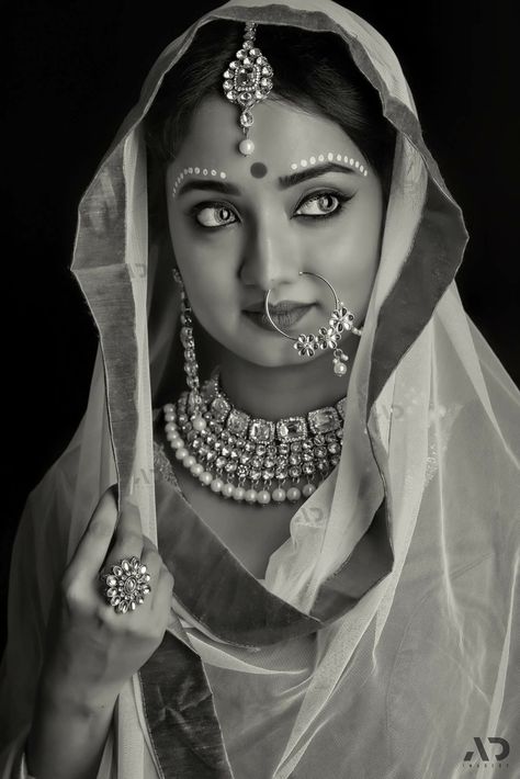 .. References Photos For Artists, Indian Reference Photos, Sketch Potrait Idea, Indian Portrait Photography Faces, Charcoal Sketches Realistic, Realistic Face Drawing, Bride Art, Tiger Sketch, Celebrity Art Portraits