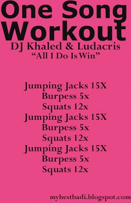 One Song Workouts, Workouts Playlist, Song Workouts, Song Workout, Loose Weight In A Week, Workout Songs, Breaking In, Workout Playlist, Quick Workout