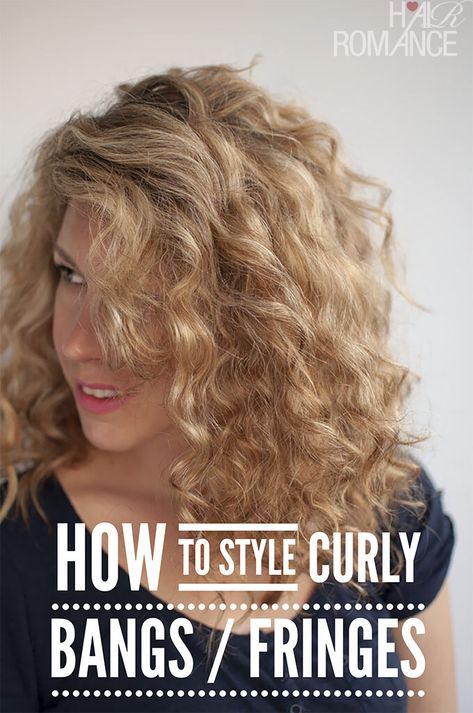 Curly Hair Problems, How To Add Volume To Curly Hair, Style Curly Bangs, Dyed Bangs, Best Curly Haircuts, Curly Fringe, Hair Romance, Curly Bangs, Curly Hair Photos