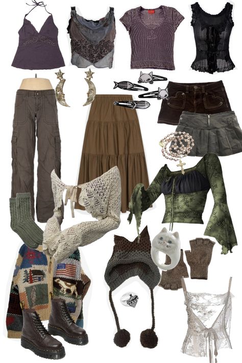 Outfit Ideas Grunge Fairy, Edgy Fairy Outfits, Aesthetic Outfits Fairy Grunge, Fairy Grunge Basics, Fairy Core Casual Outfits, Grunge Fairy Aesthetic Outfit, Fairy Aesthetic Clothes Grunge, Fairy Grunge Clothes Aesthetic, Fairy Outfit Inspiration