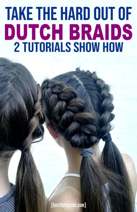 French Braid Your Own Hair, Dutch Braid Your Own Hair, Easy French Braid, Braid Your Own Hair, Dutch Braid Tutorial, French Braids Tutorial, Dutch Braid Hairstyles, Braiding Your Own Hair, Dutch Braids