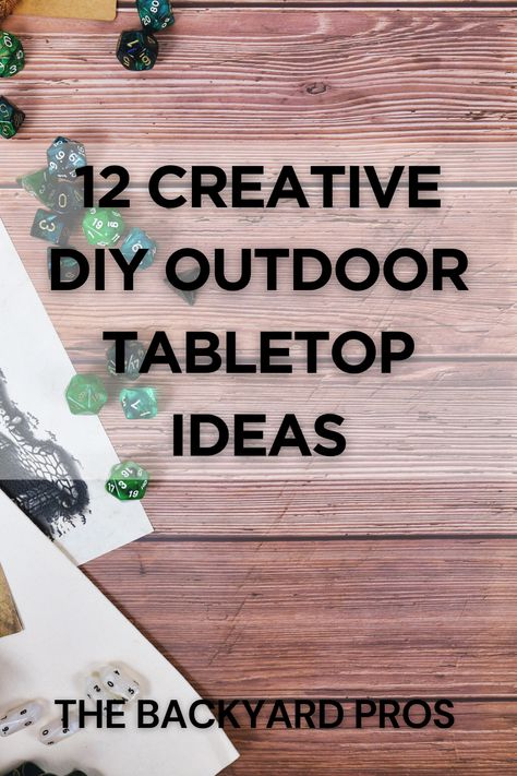 Elevate your outdoor dining experience with these 12 ingenious DIY tabletop ideas! From repurposed materials to stunning mosaic designs, get ready to transform your patio into a stylish oasis. Diy Outdoor Patio Table Ideas, Outside Table Top Ideas, Make Outdoor Table, Mosaic Patio Table Outdoor, Repurpose Round Table Top, Diy Outdoor Table Top Ideas, Make An Outdoor Table, Diy Patio Table Top, Diy Outdoor Tabletop