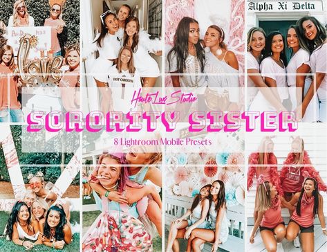 Excited to share the latest addition to my #etsy shop: Sorority Presets, Blogger Presets, 8 Lightroom Mobile Preset, Instagram Presets, Insta Presets, Best Preset, Minimal Preset, College Presets Sorority Filter, Sorority Marketing, Insta Presets, Sorority Photoshoot, Scrapbook Inspo, Top Lightroom Presets, Lightroom Photo, Lightroom Editing Tutorials, Adobe Lightroom Photo Editing