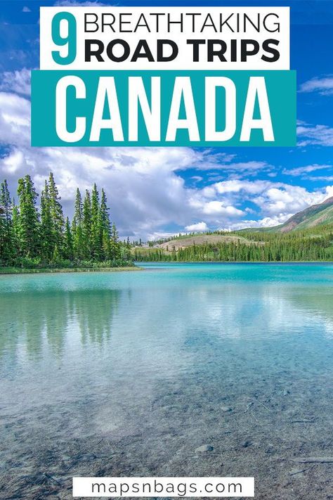 Canadian Road Trips, Canada Trip Ideas, Canada Road Trip Ideas, Canadian Vacation Ideas, Western Canada Road Trip, Travel Canada Road Trips, Eastern Canada Road Trip, Cross Canada Road Trip, Road Trip Canada