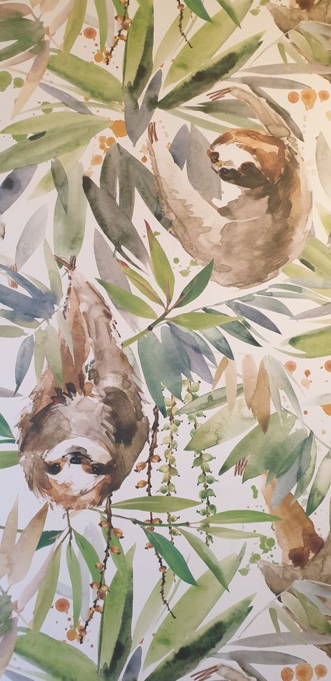 #Sloths #goslow #wildlife Sloth Phone Wallpaper, Sloth Aesthetic Wallpaper, Cute Sloth Wallpapers, Sloth Wallpaper Iphone, Sloth Background, Sloth Aesthetic, Sloths Wallpaper, Sloth Wallpaper, Minimalist Wallpapers