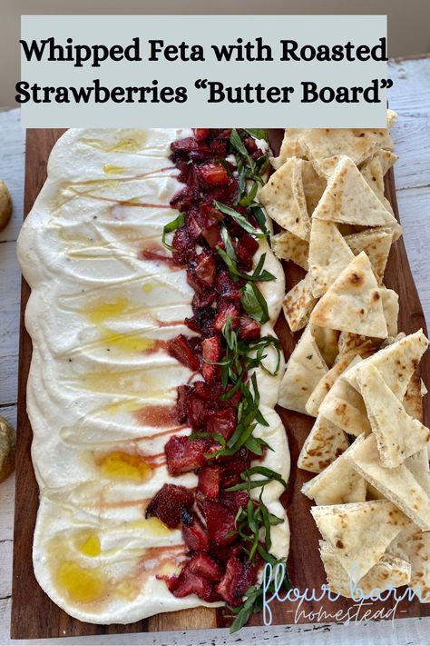 If you want the design of a butter board, but don/t want the butter board, than this Whipped Feta and Roasted Strawberry board is for you. A butter board with no butter. This is my ultimate guide to making amazing butter boards. I include 6 different ideas for simple boards as well what items I love to pair them with. Butter boards. Butter boards ideas. Butter board recipes. Butter boards sweet. Butter boards for thanksgiving. Butter boards for parties. What to serve with butter boards. Whipped Cheese Board, Chip Board Ideas, Anything But Charcuterie Board, My Boards Saved My Boards Saved Pins Where Are My Boards, Butter Cream Board, Butterboard Ideas, Butter Bord, Butter Board Ideas Christmas, Butter Charcuterie Board Ideas