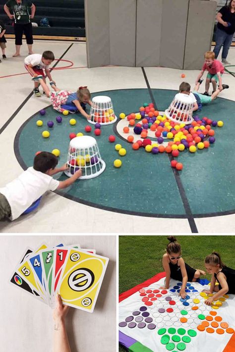 Life Size Board Games Diy How To Make, Lifesize Board Games Diy, Jumbo Games Diy, Giant Life Game, Diy Candy Land Game Board, Diy Life Size Board Game, Board Games Birthday Party, Superhero Gym Games, Inside Obstacle Course For Kids