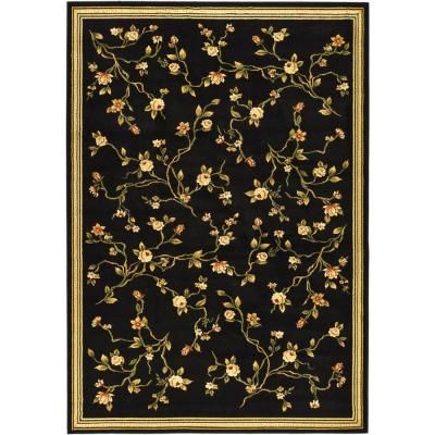 Safavieh Lyndhurst Black 3 ft. x 5 ft. Area Rug Black Rugs, Foyer Rugs, Country Area Rugs, Classy Decor, Home Decor Products, Floral Area Rugs, Round Area Rugs, Black Area Rugs, Green Area Rugs