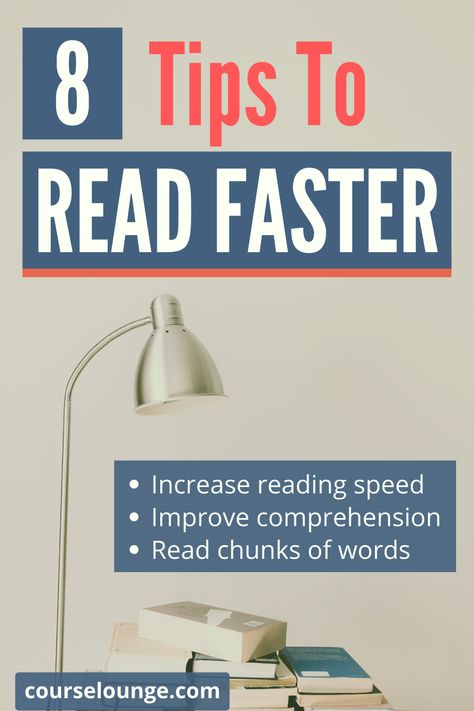 Read Faster Tips How To, How To Read Better And Faster Tips, Fast Reading Techniques, How To Read Faster Tips, Reading Faster, Improve Memory Brain, Reading Techniques, Read Faster, Improve Reading Skills