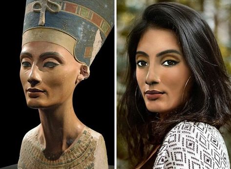 Here’s What Nefertiti And Other Historical Figures Would Look Like Today (25 New Pics) Egyptian Kings And Queens, Starověký Egypt, Famous Historical Figures, Egyptian Kings, Egyptian Mummies, Egyptian Queen, Egypt History, Jane Seymour, Egyptian History