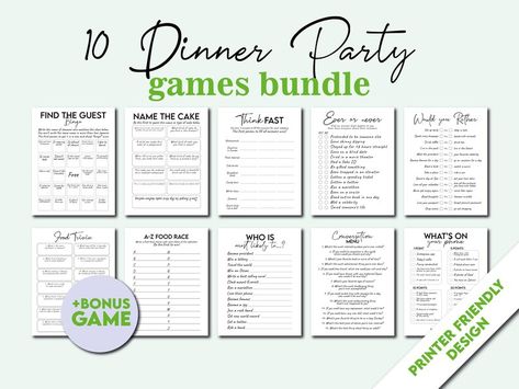 Table Party Games, Dinner Party Games For Adults, Dinner Party Questions, Dinner Party Activities, Adult Ice Breakers, Dinner Table Party, Dinner Party Starters, Icebreaker Games, Icebreaker Questions