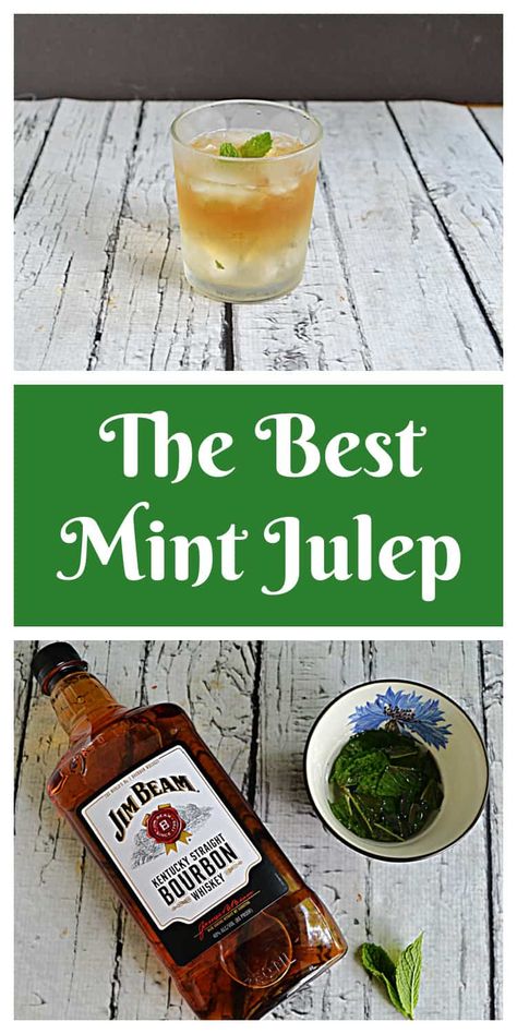Summer is here and a Mint Julep served over crushed ice is perfect for a hot day. #mint #mintjulep #cocktails | Cocktail Recipe | Mint Recipe | Mint Julep Recipe Best Mint Julep Recipe, Daquiri Recipe, Mint Julip, Southern Cocktail, Mint Syrup, Mocktails For Kids, Julep Recipe, Mint Julep Recipe, Mint Drink