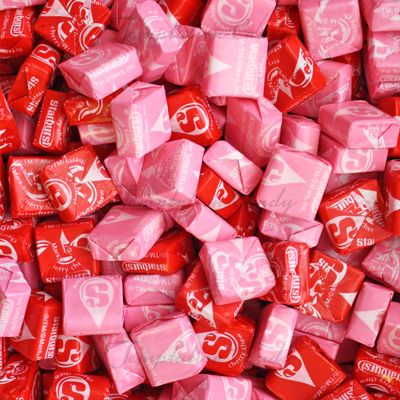 Red And Pink Aesthetic, Strawberry Starburst, Cherry And Strawberry, Red Starburst, Starburst Candy, Fruit Chews, Pink Starburst, Lovecore Aesthetic, Red Valentine