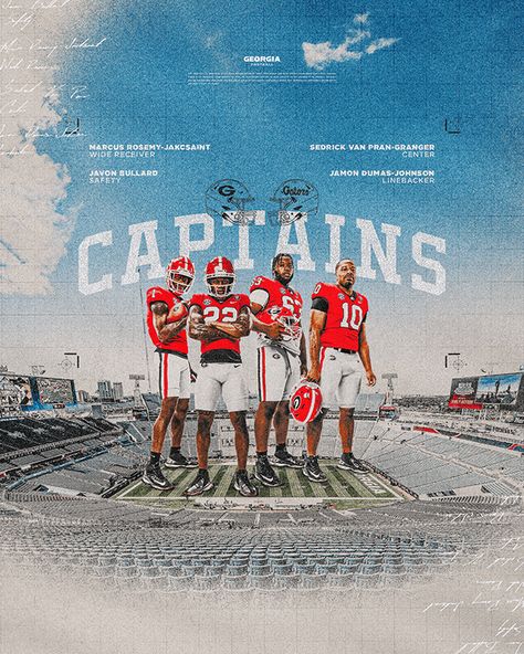 Football Social Media, Sports Marketing Design, College Sports Graphics, Sport Art Direction, 2023 Branding, Football Marketing, Graphic Design University, Sports Advertising, Sports Design Ideas