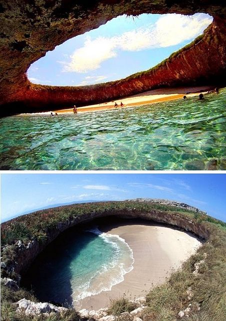 Puerto Vallarta, Mexico; It's not every day I can say I've actually been somewhere in a Pinterest post! Puerto Vallarta, Marieta Islands, Puerto Vallarta Mexico, Hidden Beach, Destination Voyage, Future Travel, Places Around The World, Belize, Vacation Destinations
