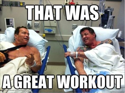 Arnie & Sly - That was a great workout funny gym meme. www.workoutquotes.net #funny #Gym #Memes Gym Memes, Gym Humour, Gym Memes Funny, Fitness Memes, Humor Mexicano, Gym Quote, Workout Memes, Gym Humor, Motivation Fitness