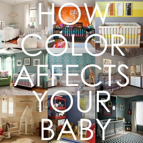 How Color Affects Your Baby - This could help you decide on nursery colors! | Project Nursery Baby Boy Rooms Decor Ideas, Fun Nursery Ideas, Cribs Baby, Baby Ruth, Baby Room Colors, Babies Room, Nursery Closet, Baby Projects, Nursery Colors