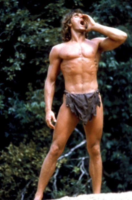 Miles O'Keefe takes on the role in 1981's Tarzan the Apeman Tarzan Actors, Tarzan Movie, Male Art Men, Tarzan Of The Apes, Tarzan And Jane, Bo Derek, O Keeffe, Mens Halloween Costumes, Acting Career