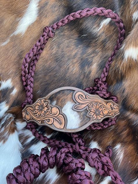 Leather Horse Halter, Rawhide Braiding, Leather Horse Tack, Leather Spur Straps, Bronc Halter, Western Spurs Straps, Handmade Leather Work, Custom Leather Work, Classy Cowgirl