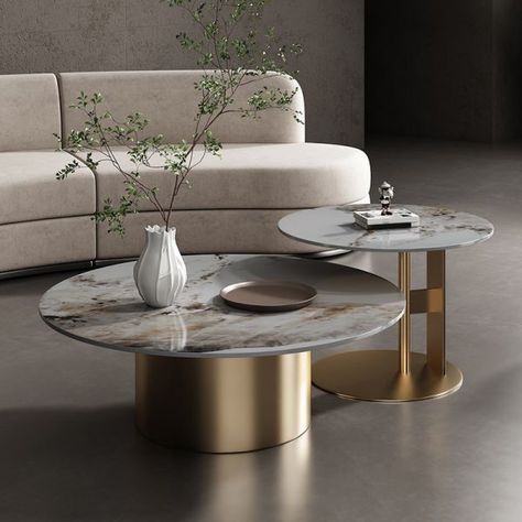 Looking for the perfect coffee table design? Look no further! Our coffee table designs are sure to impress. Centre Table Design, Centre Table Living Room, Round Coffee Table Sets, تصميم الطاولة, Round Nesting Coffee Tables, Center Table Living Room, Pedestal Coffee Table, Mirrored Coffee Tables, Luxury Coffee Table