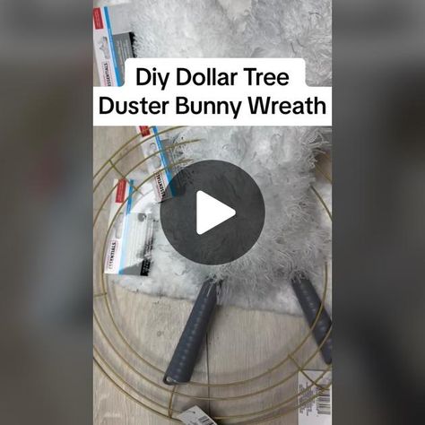 TikTok · BlessedColette Diy Dusters, Dollar Tree Bunny, Bunny Wreath Diy, Dollar Tree Easter Crafts, Spring Diy Projects, Craft Therapy, Easter Wreath Diy, Diy Dollar Tree, Easter Bunny Crafts
