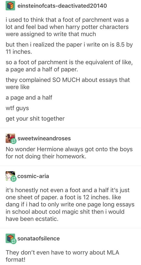 Humour, Story Sentences, Funny Quotes About School, Quotes About School, Harry Potter Memes Hilarious, Harry Potter Comics, About School, Harry Potter Tumblr, Harry Potter Headcannons