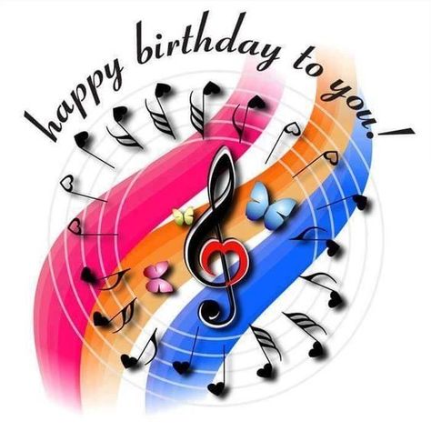 Song Note Happy Birthday Pictures, Photos, and Images for Facebook, Tumblr, Pinterest, and Twitter Birthday Greetings For Facebook, Happy Birthday Music, Birthday Music, Cool Birthday Cards, Happy Birthday Song, Birthday Blessings, Happy Birthday Pictures, Music Birthday, Birthday Songs