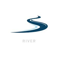 Logos, River Logo Design Ideas, Rio Logo, River Logo, Sillouette Art, Logo Reference, Office Logo, Vector Icons Illustration, Cute Love Stories