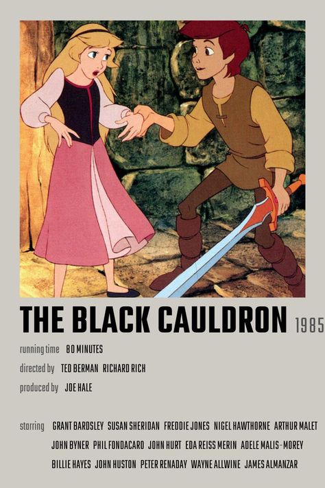 The Black Cauldron Movie Poster 2000s Disney Movies, Old Disney Movies, Black Cauldron, Movies To Watch Teenagers, Movie Hacks, Iconic Movie Posters, The Black Cauldron, Movie Black, Animes To Watch