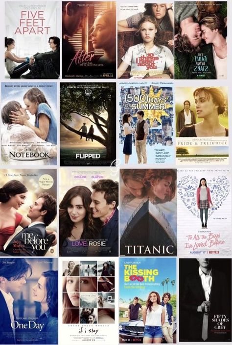 Must Watch Movies List Romance, Romantic Movie On Netflix Watches, Comedy Movie Recommendations, Best English Movies To Watch, Emotional Movies To Watch, Romantic Movies Aesthetic, English Romantic Movies, Old Romance Movies, Romance Movies Aesthetic