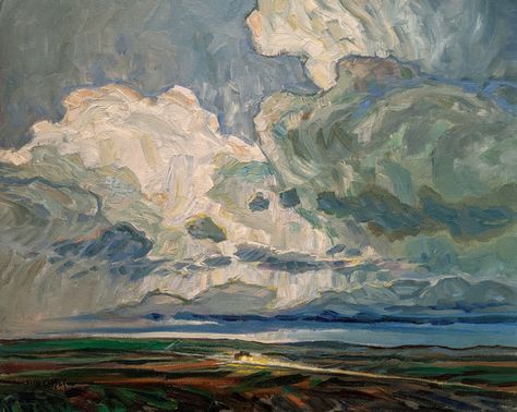 Akseli Gallen Kallela, Digital Museum, Scandinavian Art, Cloud Painting, A4 Poster, Oil Painting Reproductions, Painting Videos, Painting Reproductions, Vintage Artwork