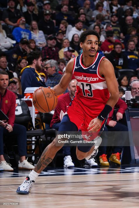 Jordan Poole of the Washington Wizards dribbles the ball during the... News Photo - Getty Images Denver Nuggets, Washington Wizards, Denver, Jordan Poole Wizards, Nba 2023, Jordan Poole, Draymond Green, February 22, Denver Colorado