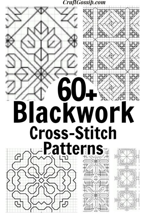 Blackwork Embroidery Designs, Free Cross Stitch Designs, Blackwork Embroidery Patterns, Cross Stitch Projects Ideas, Holiday Cross Stitch Patterns, Cross Stitch Sampler Patterns, Blackwork Cross Stitch, Blackwork Designs, Free Cross Stitch Charts