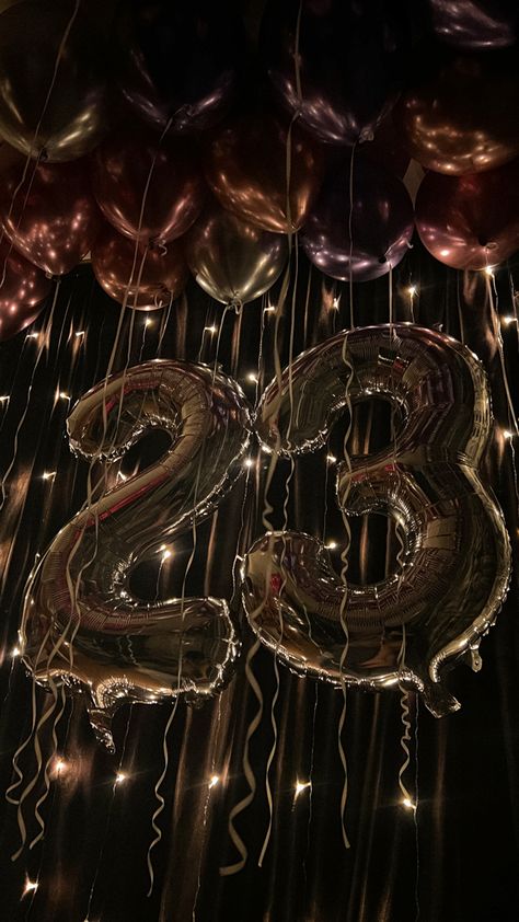 Birthday Theme Pictures, Birthday Decorations Vintage, 23 Birthday Wallpaper, Birthday 23 Aesthetic, 23rd Birthday Decorations For Her, Birthday 23 Ideas, 23 Birthday Party Ideas, Birthday Party Ideas Simple, 23 Birthday Aesthetic