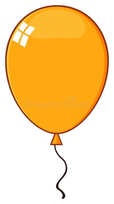 Ballon Cartoon, Cartoon Balloons, Balloon Vector, Birthday Board Classroom, Orange Vector, Balloon Template, School Board Decoration, Cartoon Orange, Balloon Cartoon