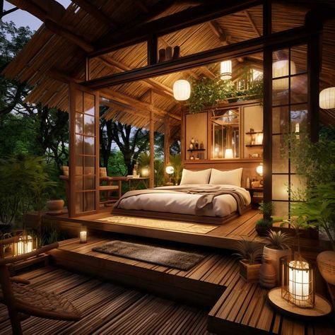 Japanese Zen House Design, Asian Style House Interiors, Japanese Home Style, Asian House Aesthetic, Japanese Style Home Interiors, Building A House Aesthetic, Japanese Airbnb, Asian House Interior, Japan Modern House Japanese Style