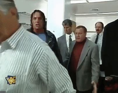 GIFs, Photos, etc. dedicated to Bret Hart: The Best There Is, The Best There Was, The Best There Ever Will Be. I like/reply/follow as RideTheCyanide Wrestling, Montreal, Hitman Hart, Survivor Series, Walk Of Fame, Pro Wrestling, Suit Jacket