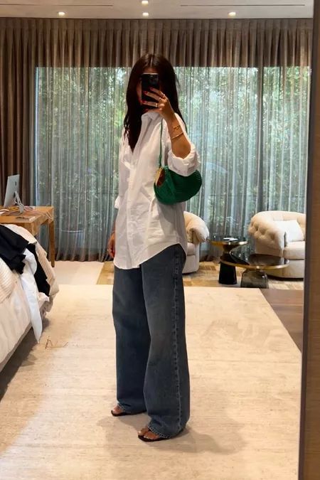 Cool And Chic Outfit, Two Bags Outfit, Chic Cool Outfits, Fall Spring Outfits, Relax Outfits Women, Spring Fits 2024, 90 S Fashion, Summer Work Fits, Cool Aesthetic Outfits