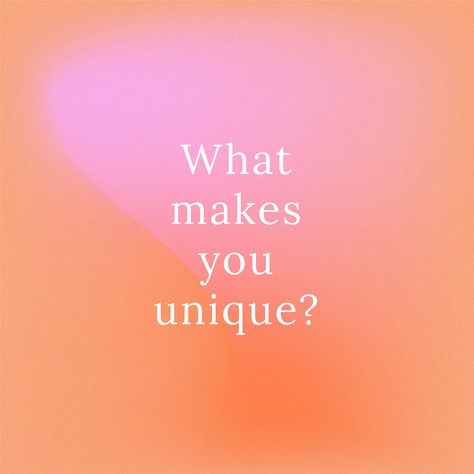 What makes you unique? motivational quote vector template abstract background | free image by rawpixel.com / nunny Tumblr, You Are Unique Quotes, Gradient Social Media, Background Gradient, Vector Quotes, What Makes You Unique, Inspo Quotes, Blog Graphics, Good Sentences