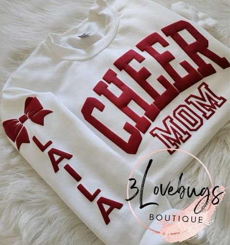 Cheer Team Shirts, Cheer Team Gifts, Cheer Spirit, Cheerleading Shirts, Cheer Mom Shirts, Football Cheer, Team Sweatshirts, Cheer Stuff, Cheer Coaches