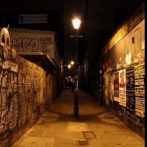 Dark alley Gotham City, Galactik Football, Dark Alleyway, Dark Alley, One For The Money, Psalm 23 4, Fall Out Boy, Photo Reference, Urban Landscape