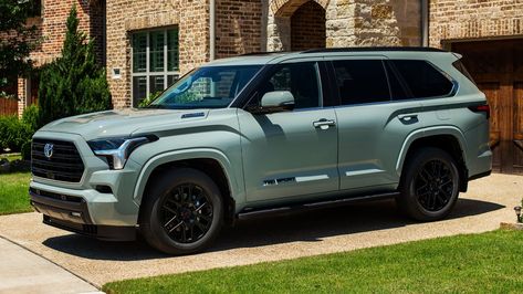 Toyota Sequoia Capstone, Sequoia Car, Toyota Sequoia 2023, 2023 4runner, 2023 Sequoia, Toyota Suv Models, 2023 Toyota Sequoia, Big Family Car, Toyota Suvs