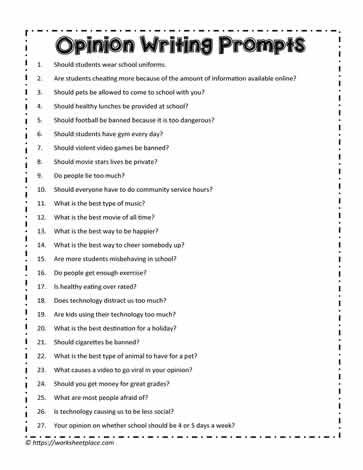 Opinion Writing Prompts Elementary Opinion Writing Prompts, 3rd Grade Opinion Writing Prompts, Opinion Writing Prompts 2nd, 2nd Grade Opinion Writing Prompts, Fifth Grade Writing Prompts, Quick Writes For 3rd Grade, In My Opinion Writing, Opinion Writing 3rd Grade Prompts, Grade 4 Writing Prompts