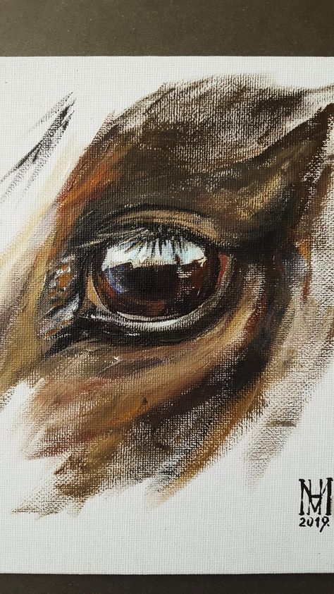 Horse Paintings Acrylic, Watercolor Horse Painting, Horse Art Drawing, Horse Canvas Painting, Desen Realist, Horse Eye, Abstract Horse, Horse Artwork, Watercolor Horse