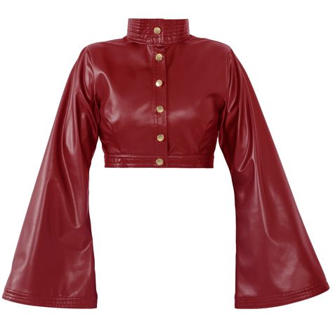 This Vegan Leather Cropped jacket in Red features a Gold Button Closure, Stylish Wide Sleeves, and Indigo Tie-Dye Silk Lining. The remarkable smoothness of the silk lining adds a luxurious feel to the jacket, while the mid-weight vegan leather provides flexibility and ensures a comfortable fit. A charming designer jacket for a touch of incognito flare. Crafted sustainably in Australia by skilled artisans, this vest top is made using cruelty-free vegan leather, making it a conscious choice for fa Leather Cropped Jacket, Indigo Tie Dye, Blazer Jackets For Women, Red Vest, Y2k Outfits, Silk Dyeing, Cropped Jacket, Jacket Design, Wide Sleeves