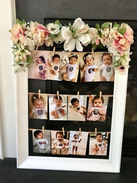 Deco Baby Shower, Month Photos, 1st Birthday Party For Girls, Foto Baby, Baby 1st Birthday, Kehlani