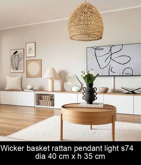 Wicker Pendant Light Crafted from high-quality rattan, this pendant light features a woven wicker basket-like structure that adds a touch of warmth and texture to any space. With its versatile design, the Wicker Basket Rattan Pendant Light complements a variety of interior styles, including bohemian, coastal, Scandinavian, and rustic themes. It can be used as a focal point in a living room, dining area, bedroom, or even in commercial spaces such Scandinavian Bohemian Interior, Vendor Table Display, Set Up Ideas, Vendor Table, Wicker Pendant Light, Scandinavian Armchair, Rattan Pendant, Vendor Booth, Rattan Pendant Light