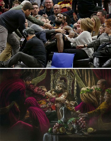 King James Falling Into The Seats Looked Like Some Sort Of Renaissance Composition Accidental Baroque, Chaotic Mind, Wedding License, Classical Painting, Modern Baroque, Beach Fire, Art 2023, Drama Total, Baroque Art