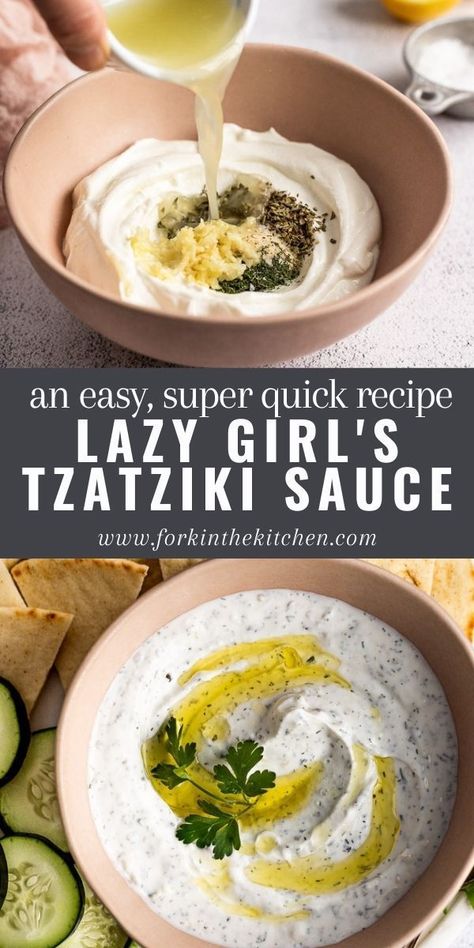 Tzatziki Sauce Recipe Greek Yogurt, Best Tzatziki Recipe, Tzatziki Sauce Easy, Tzatziki Sauce Recipe Easy, Easy Tzatziki Sauce, Easy Tzatziki, Refreshing Summer Recipes, Greek Sauce, Cucumber Yogurt Sauce